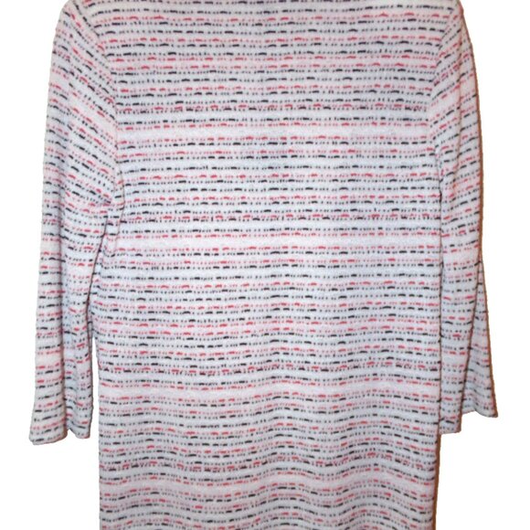 NWOT MING WANG SZ.PS, HERITAGE FIT MULTI ON WHITE JACKET - Picture 6 of 7
